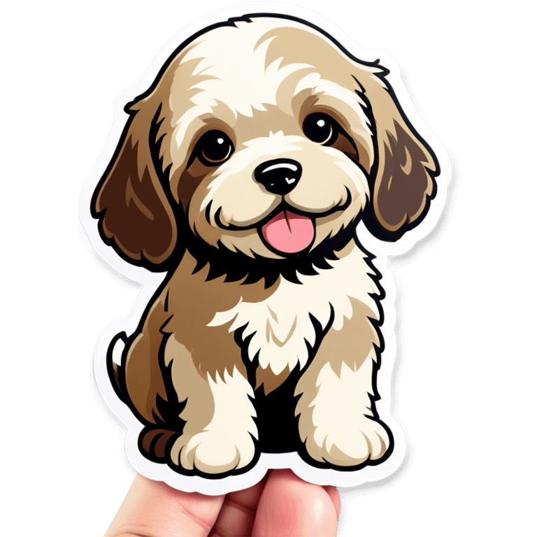 Cockapoo puppy￼ emoji