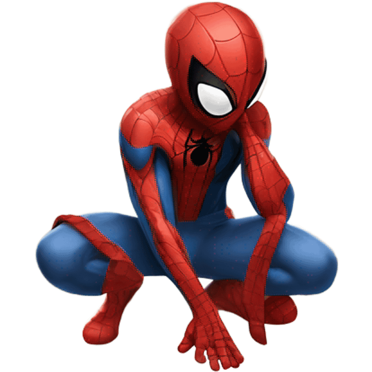 Spider-Man praying in heaven emoji