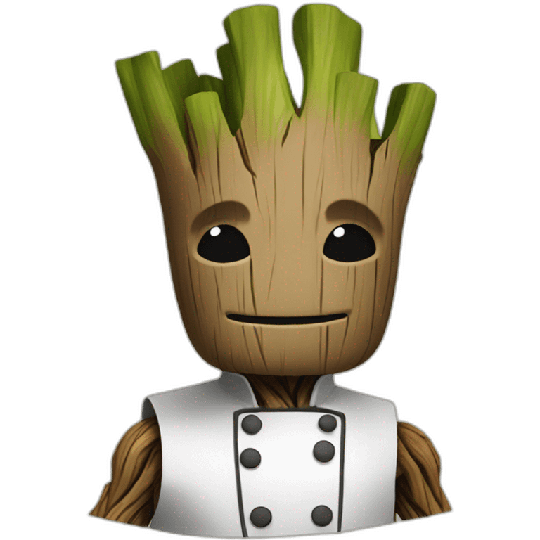 Groot cooking emoji