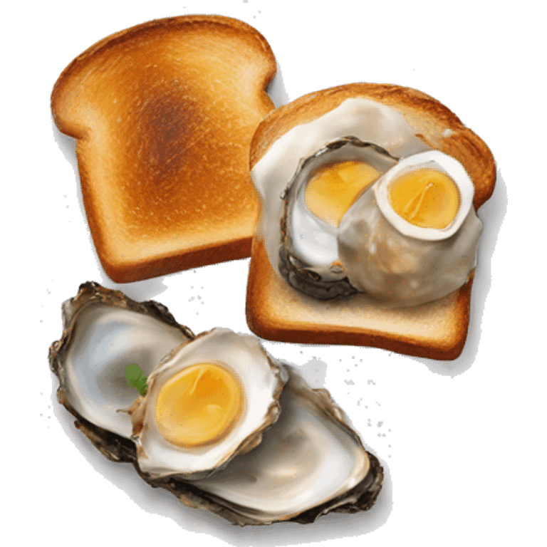 burnt toast, cheeky turkey and oysters emoji