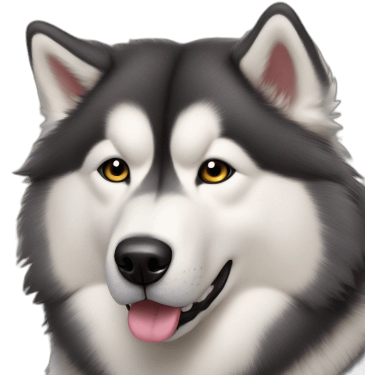 malamute d'alaska en larmes emoji