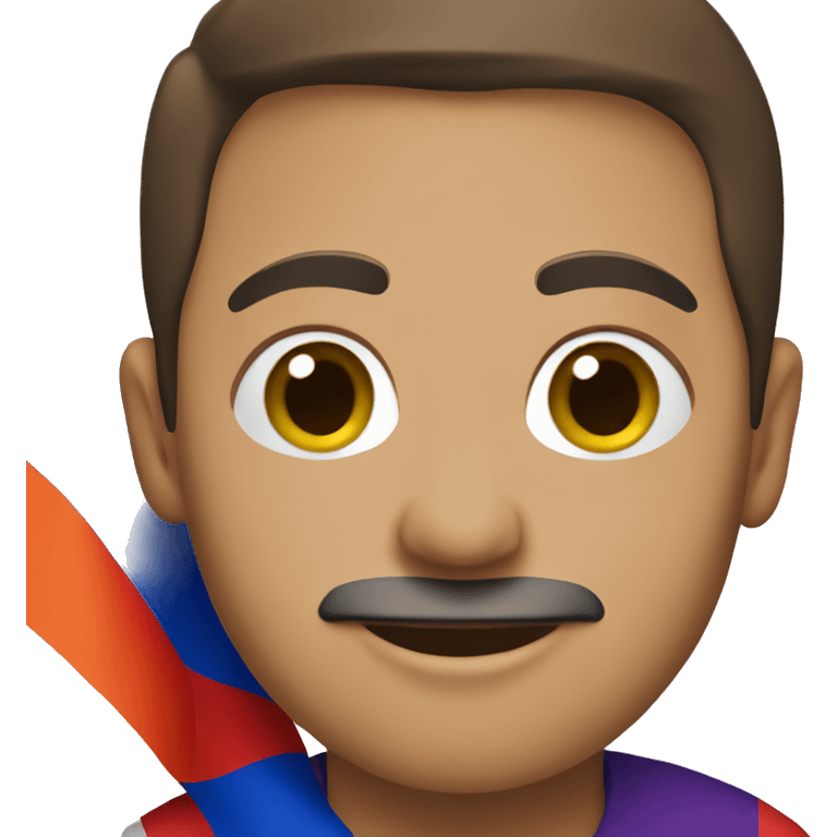 Person with armenian flag emoji