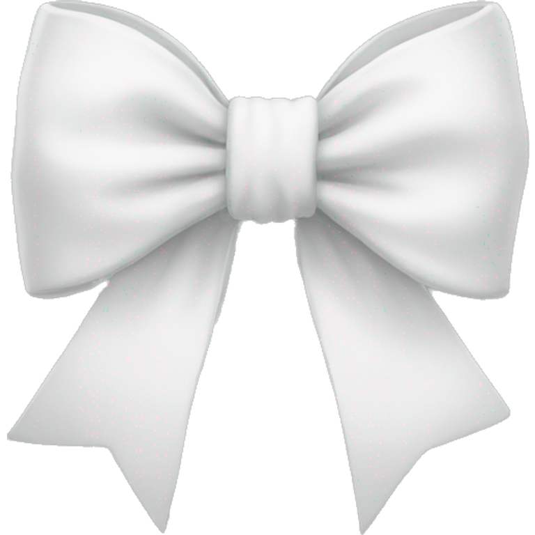 White bow  emoji