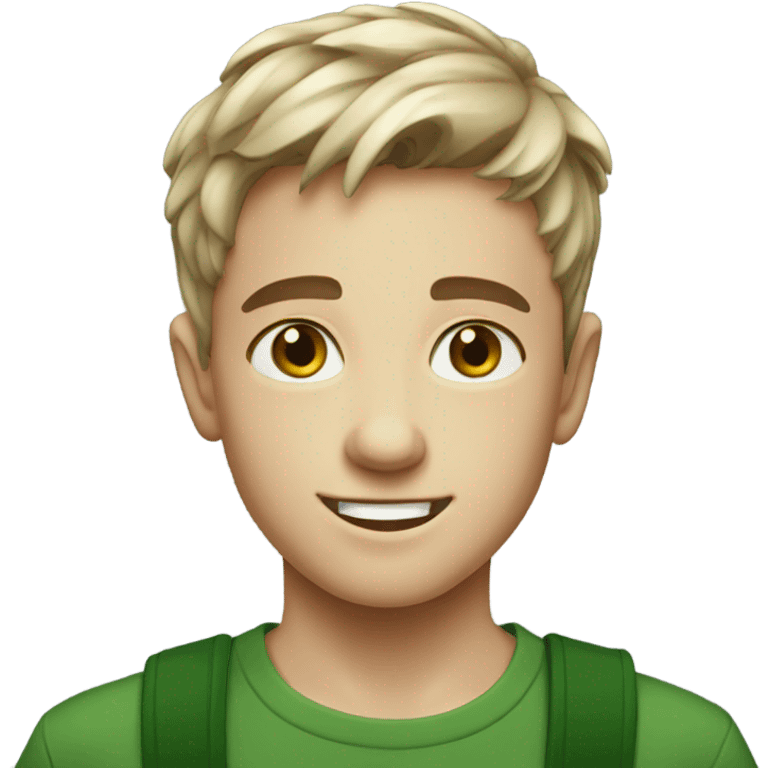 Short hair Irish boy  emoji