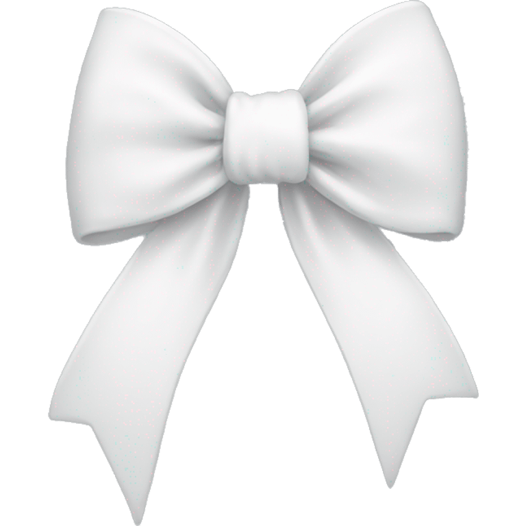 white bow emoji