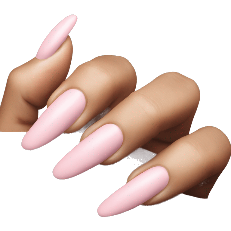 Light pink nails emoji