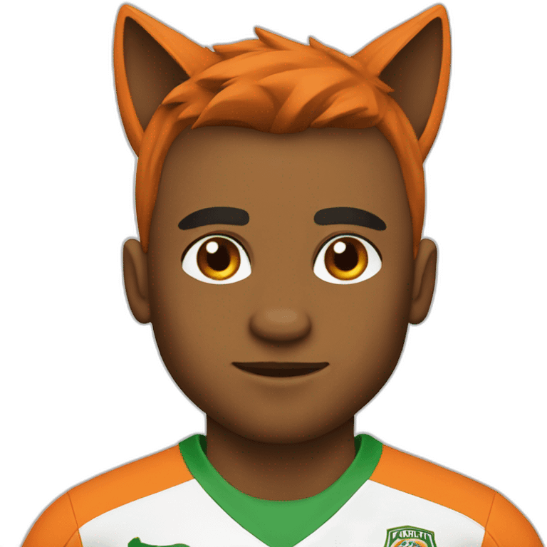 fox footballer emoji