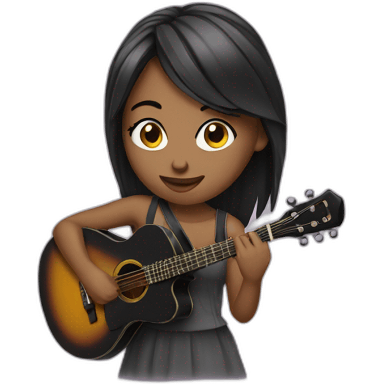 Musician girl emoji