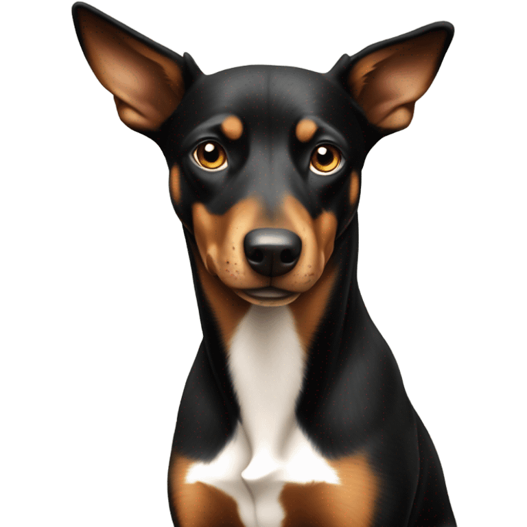 realistic dog australian kelpie indoor gaze emoji