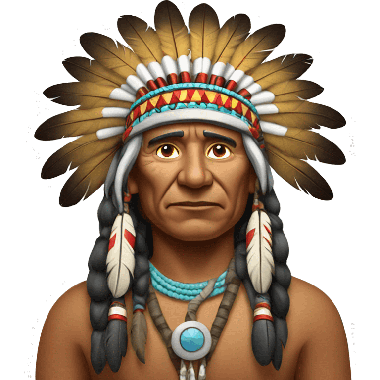 American Indian chief emoji