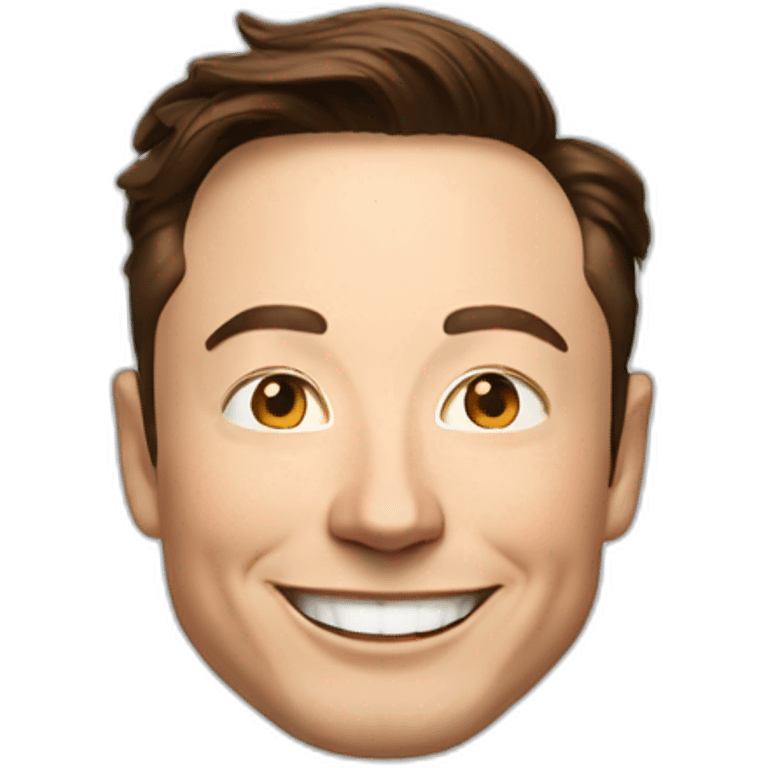 elon musk smiling emoji