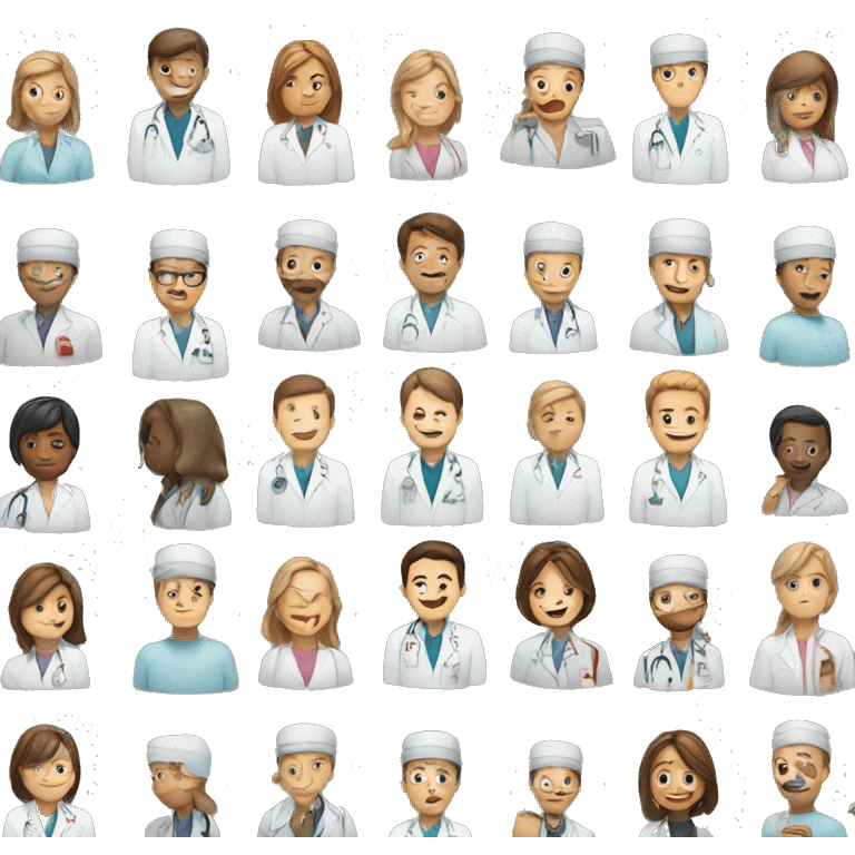 medicine with people emoji