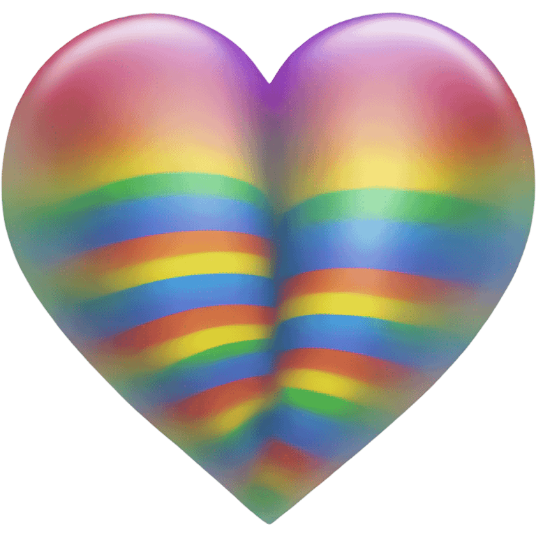 Rainbow heart  emoji