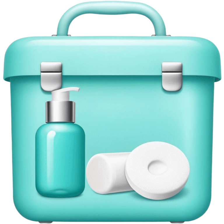 skin care Kit Turquoise colors emoji