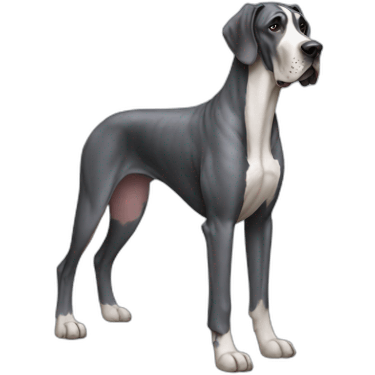 Great Dane full body emoji