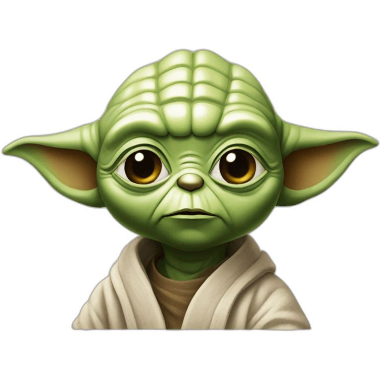 Yoda qui fume emoji