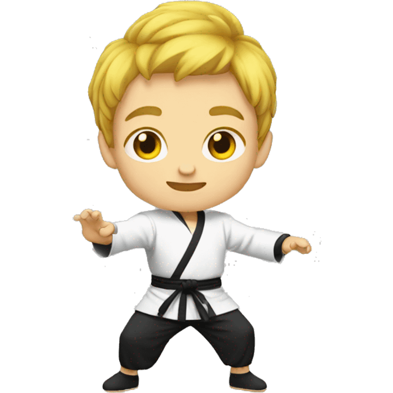 Kung-fu kid emoji