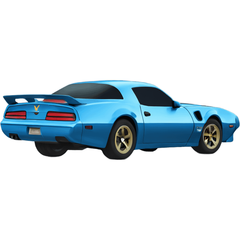 Blue trans am side emoji