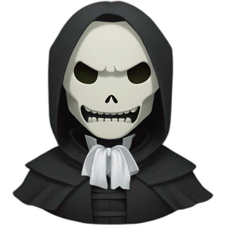 Lord Death soul eater anime black cartoon emoji