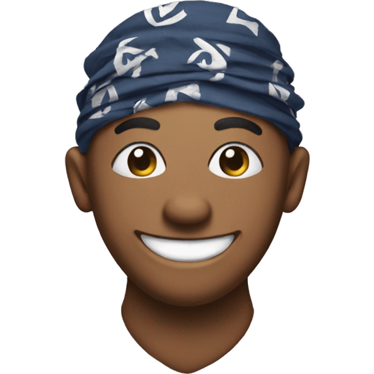 Smily face with a bandanna  emoji