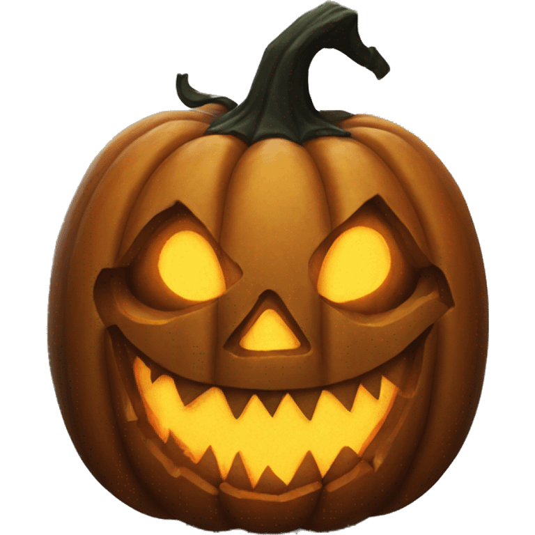 Spooky pumpkin  emoji