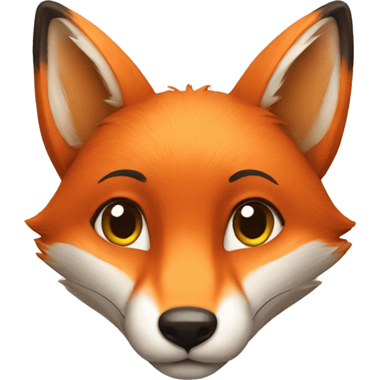 fox greeting with paws emoji