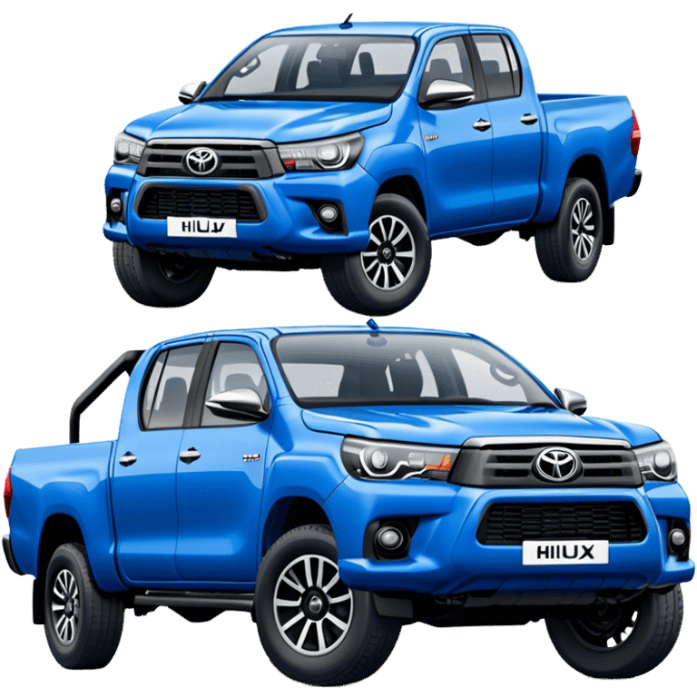 Toyota Hilux - Toyota (Model Year: 2021) (Iconic colour: Blue) emoji