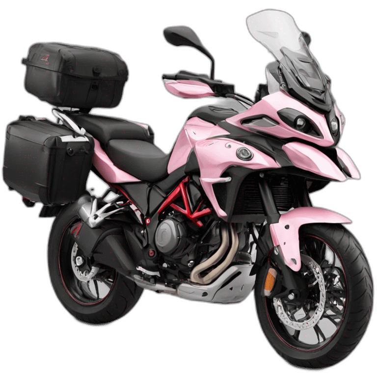 Moto benelli trk rosa emoji