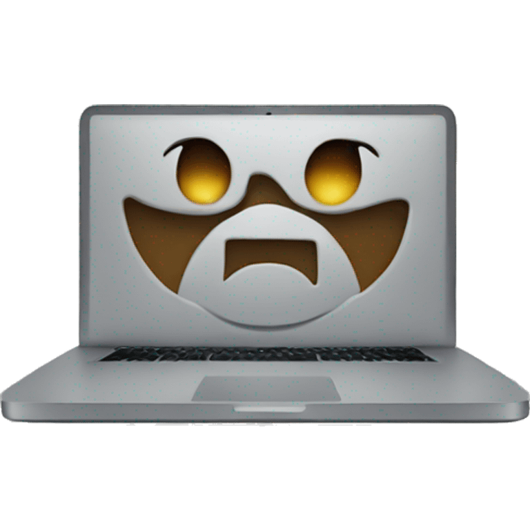 a macbook emoji