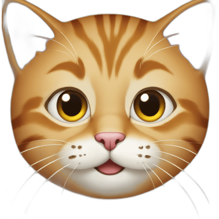 surprising real cat face emoji