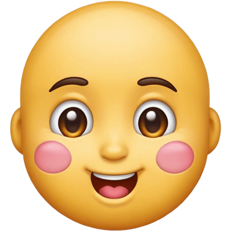 emoji with big cheeks emoji