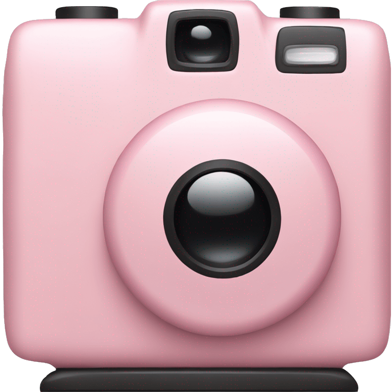 camera soft pink color  emoji