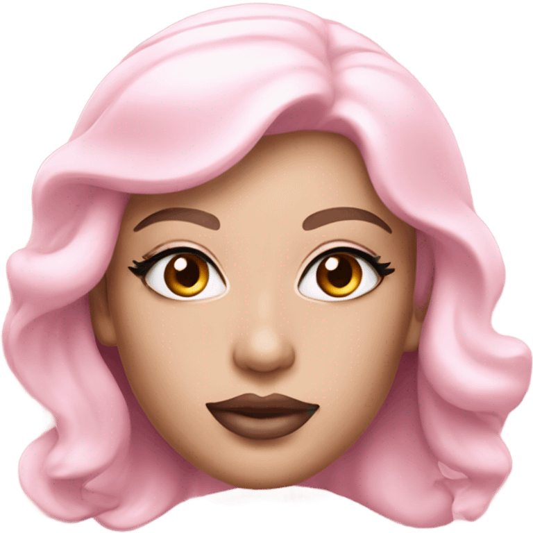 light pink makeup packaging  emoji