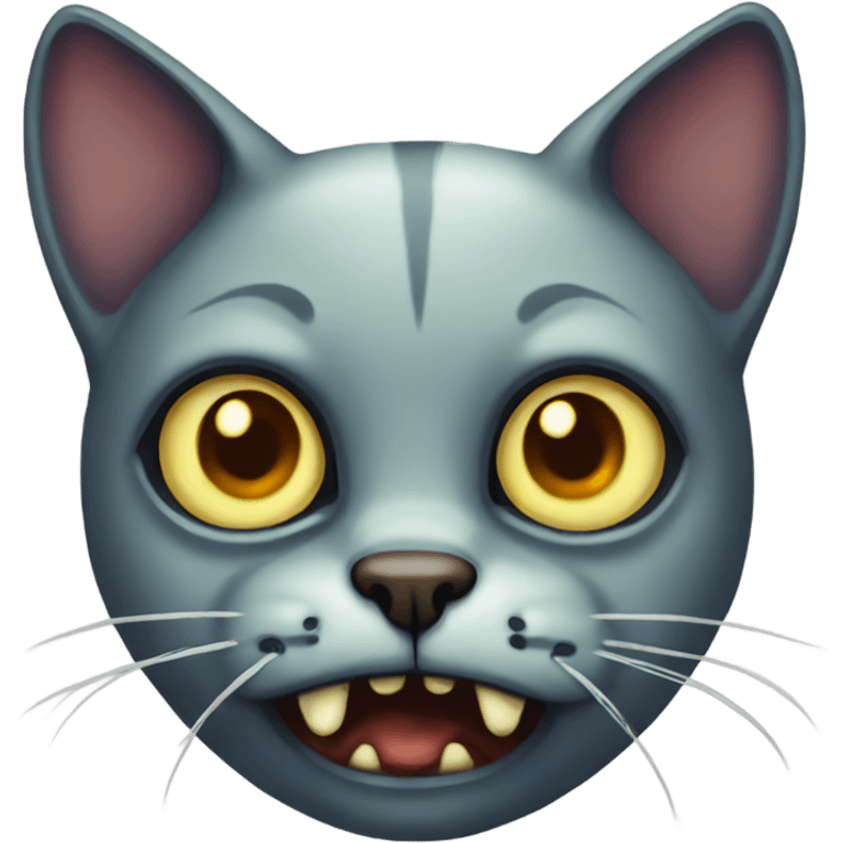 A zombie cat  emoji