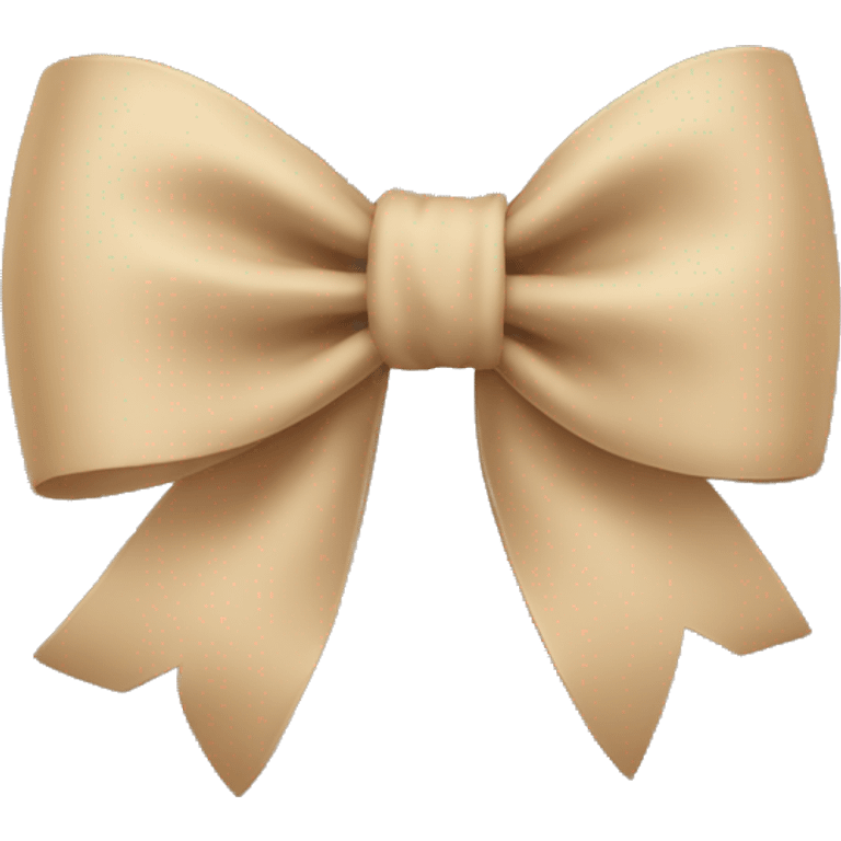 Beige Bow emoji