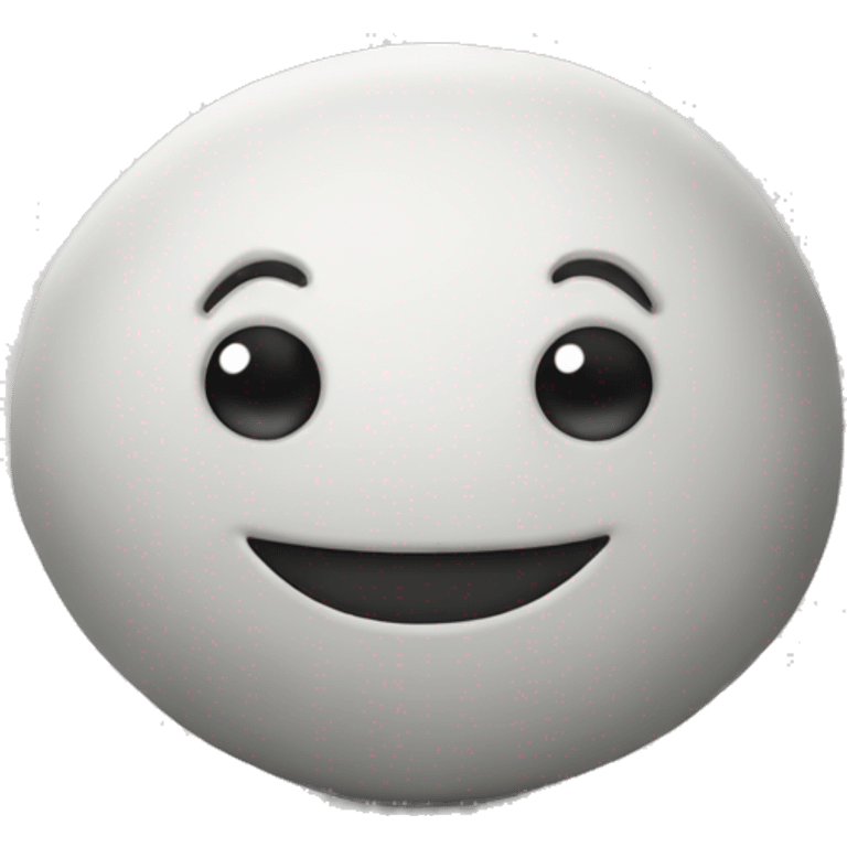 Pillow with a boll emoji