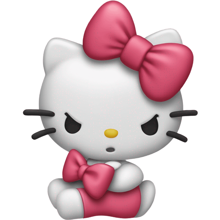 Hello kitty kisses emoji