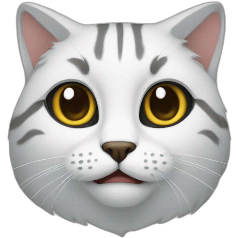 Un chat emoji