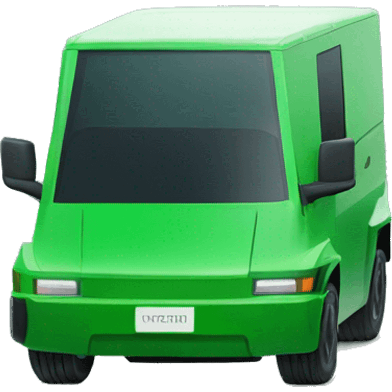 green Tesla Cybertruck emoji