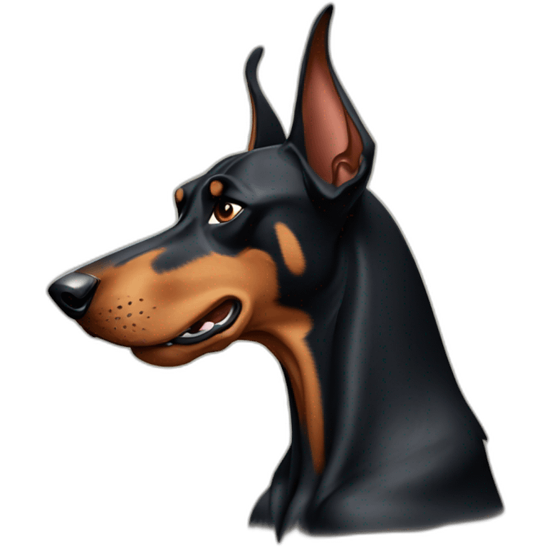 angry doberman emoji