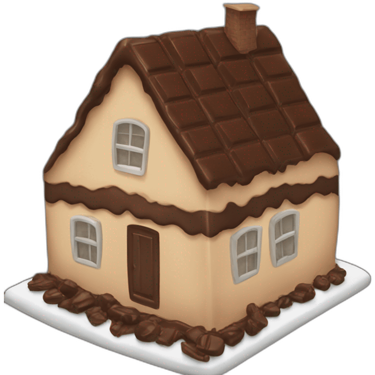 Chocolate house  emoji