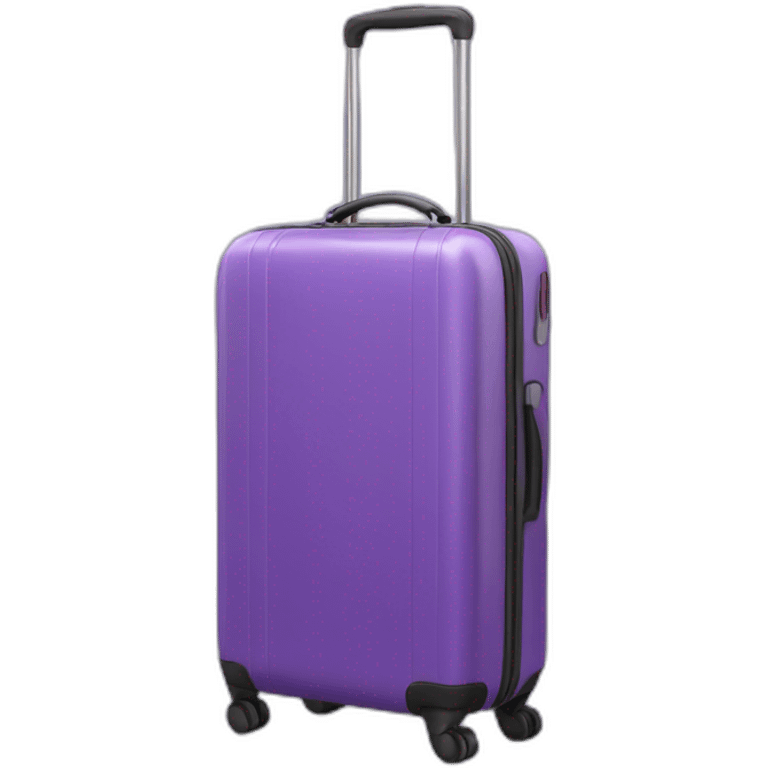 3d luggage purple emoji