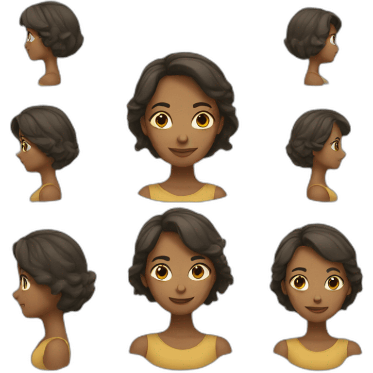 Une femme emoji