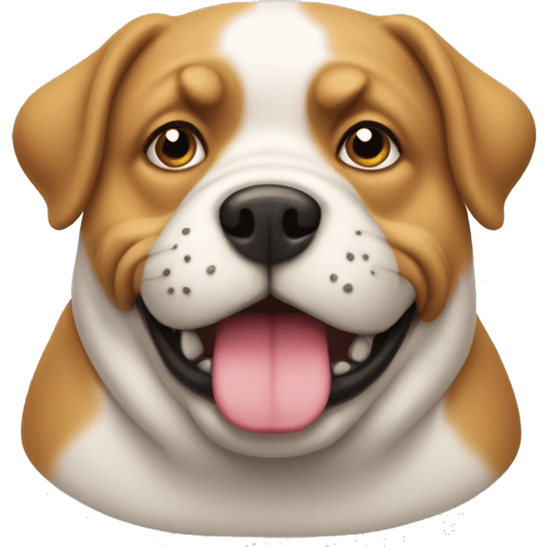 Ulgy fat dog emoji