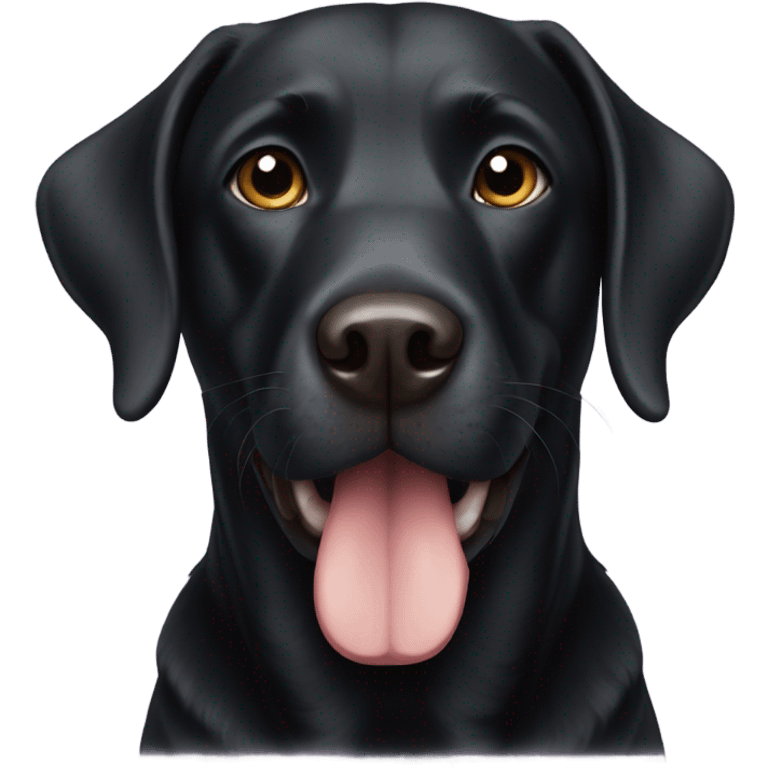 Black Labrador  emoji