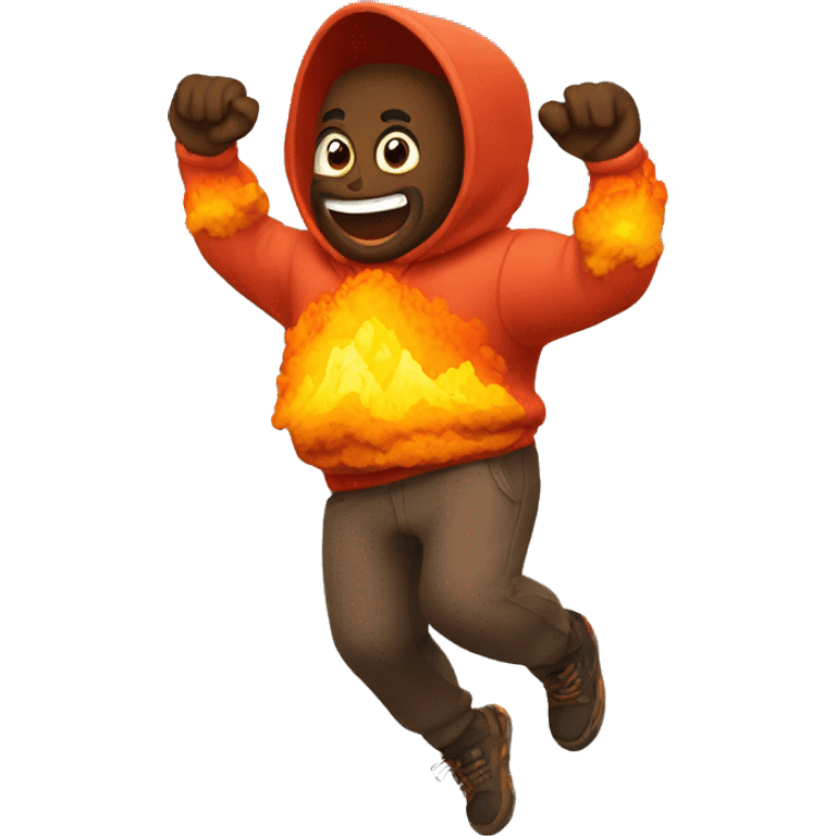 Volcano jumper emoji