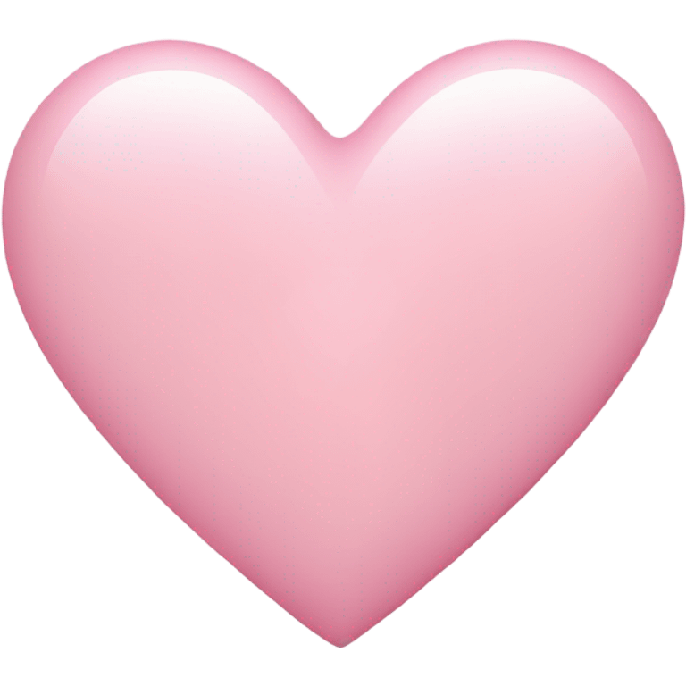 Light pink heart  emoji