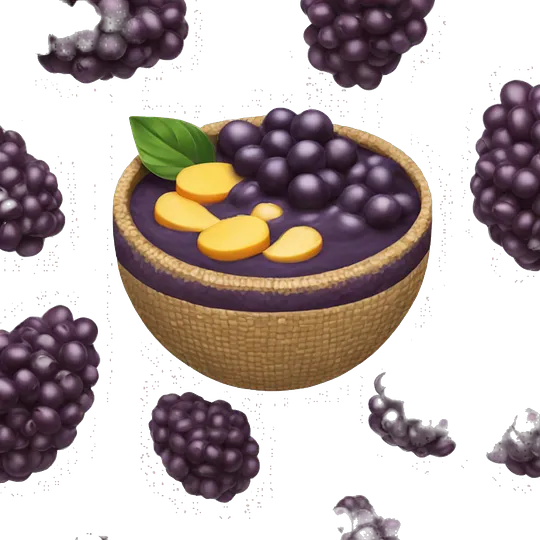 açaí bowl emoji