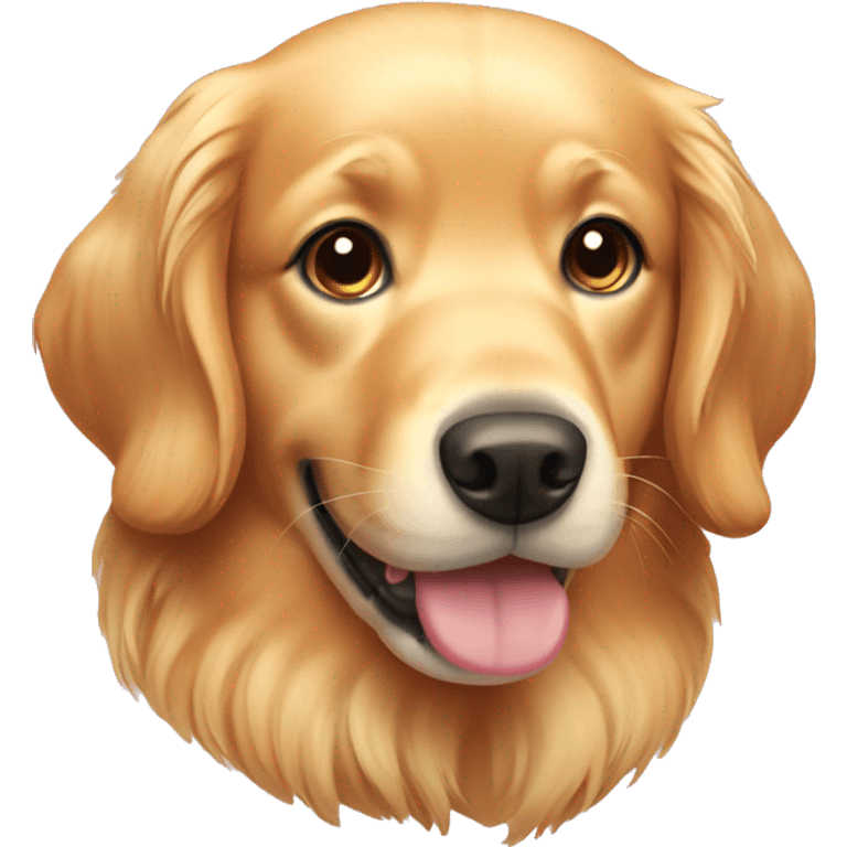 Pink golden retriever  emoji