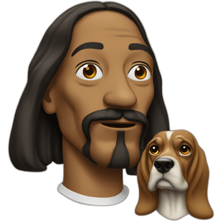 snoop dog with a blunt emoji